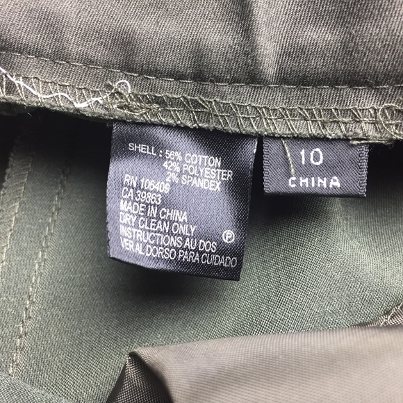 TAHARI Arthur S. Levine Classics Size 10 Green Slacks Trousers Business - Picture 5 of 5